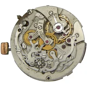 Rare Universal Geneve Cal. 481 Chronograph Movement with Moonphase for Parts - Picture 1 of 13