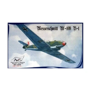 AVIS AV72009 Messerschmitt Bf-109 B-1, plastic model kit, 1:72 scale - Picture 1 of 12