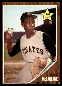 1962 Topps #229 Jesus McFarlane RC Pittsburgh Pirates VG-VGEX - Picture 1 of 2