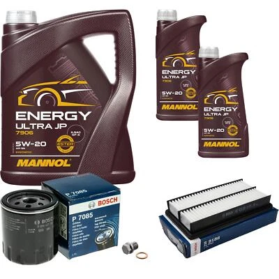 BOSCH Inspektionspaket 7L MANNOL Energy Ultra JP 5W-20 für Mazda 6 Kombi GH - Bild 1 von 4