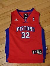 Richard Hamilton Detroit Pistons NBA Adidas Alt Red Toddler Jersey Size L (7)