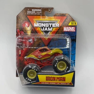 Monster Jam 1:64 Scale Marvel Comics IRON MAN Monster Truck **BRAND NEW** - Picture 1 of 2