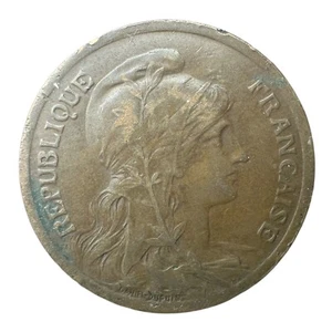 France 10 Centimes Coin 1916 VF - Picture 1 of 2