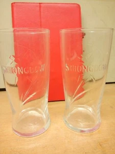 STRONGBOW VINTAGE PINT DRINKING GLASSES BOX OF 12 APPROX RAINHAM KENT - Picture 1 of 1