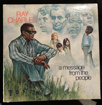 Ray Charles "A Message From The People" Vinyl Record LP - Image 1 of 4