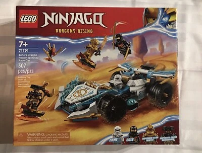 LEGO NINJAGO Zane’s Dragon Power Spinjitzu coche de carreras 71791 juego de juguetes de construcción Foto 1 de 3