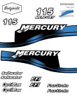  Mercury 115hp decals BLUE EFI  or Saltwater Series and Four Stroke 