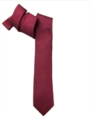 Wembley Men's Everyday Solid Tie, Red,-One Size - Image 1 of 2