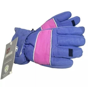 Swiss Tech Girls / Kids Waterproof Gloves - One Size - Made With 3M Thinsulate - Picture 1 of 5