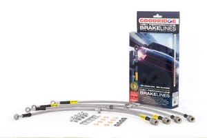 Goodridge Stainless Brake Lines (FITS 08-14 Subaru Impreza STI w/ Brembo Caliper - Bild 1 von 5
