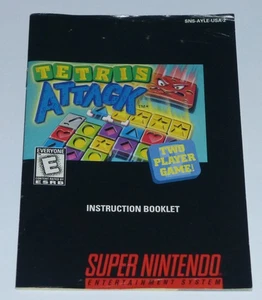 TETRIS ATTACK BOOKLET ONLY - SNES Super Nintendo, Instruction Manual - Picture 1 of 2