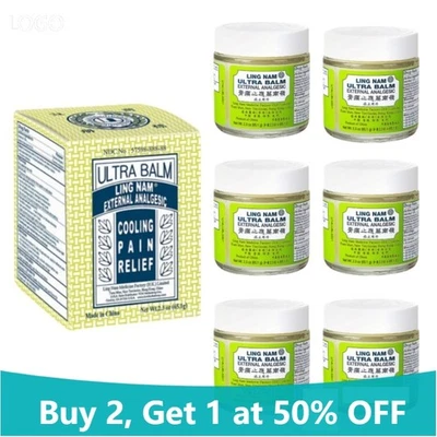 Ling Nam Ultra бальзам внешний анальгетик для охлаждения облегчения боли (3 упаковки/6 упаковок) - Изображение 1 из 2