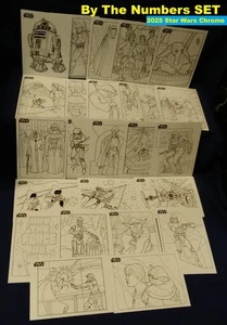 Juego de tarjetas coleccionables 2025 Topps Star Wars cromo "por los números" insertado (24) - Imagen 1 de 2