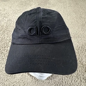 Sombrero Alo Yoga Gorra Correa Trasera Negro Bordado Logo Talla Única Algodón Para Hombres Atlético - Imagen 1 de 9