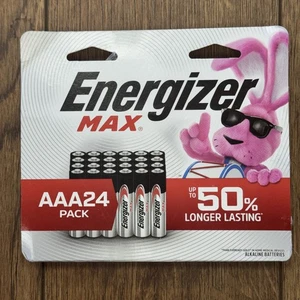 AAA Energizer Max Alkaline Batterien 24 Stück Neu Versiegelt Versand Am selben Tag - Bild 1 von 18