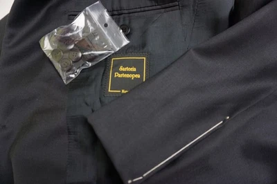 Sartoria Partenopea Azul Oscuro S140s Lana 2 Piezas Traje Chaqueta Pantalones 44R 54EU NUEVO Foto 1 de 4