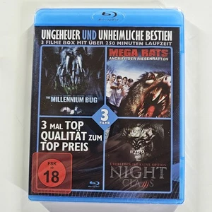 3 HORROR FILME - MEGA RATS, THE MILLENIUM BUG- BLU-RAY - NEU&OVP - Bild 1 von 1