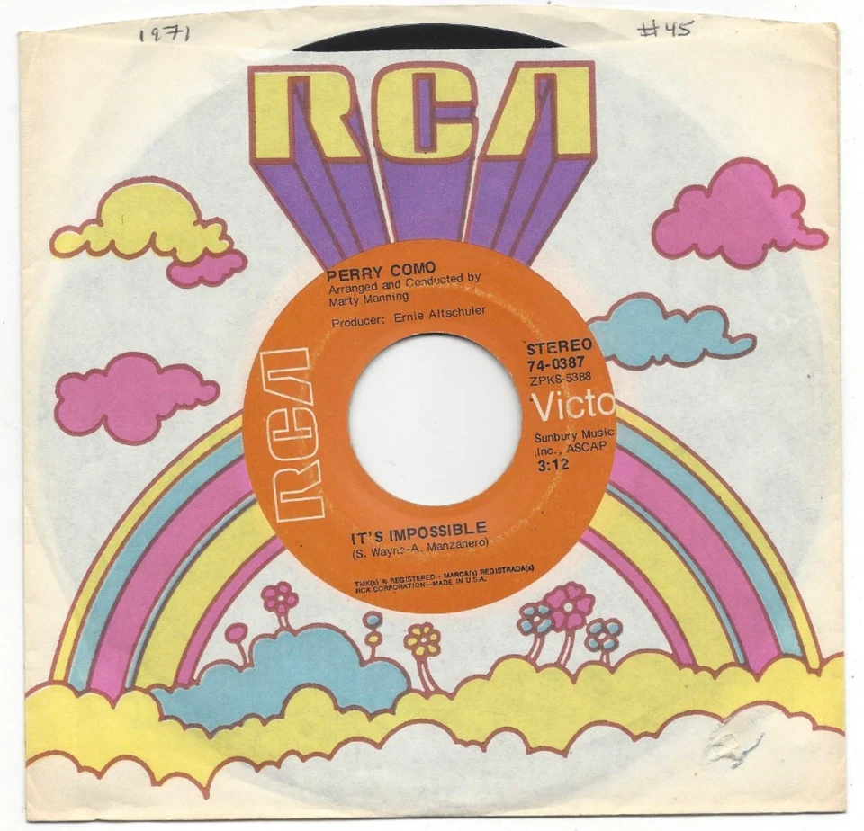 PERRY COMO, "IT'S IMPOSSIBLE" - Image 1 of 3