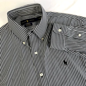 Herren Ralph Lauren Performance Langarm Button Down Hemd Gr. M gestreift - Bild 1 von 7