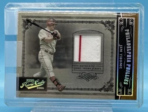 2005 Playoff Prime Cuts GU Jersey Patch Relic #36: JIM THOME Phillies 45/50 - Picture 1 of 6