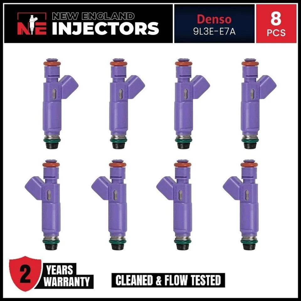 Juego de 8 inyectores de combustible Reman Denso 9L3E-E7A Ford F-150 2009-2010 4,6 L V8 Foto 1 de 4