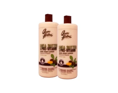 Queen Helene Manteca de Karité Pro-Vitamina Manos Loción Corporal 32 OZ Paquete de 2 Foto 1 de 4