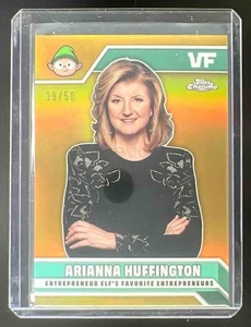 2025 Topps Chrome VeeFriends Arianna Huffington Gold Refractor 39/50 #EE-AH - Picture 1 of 2