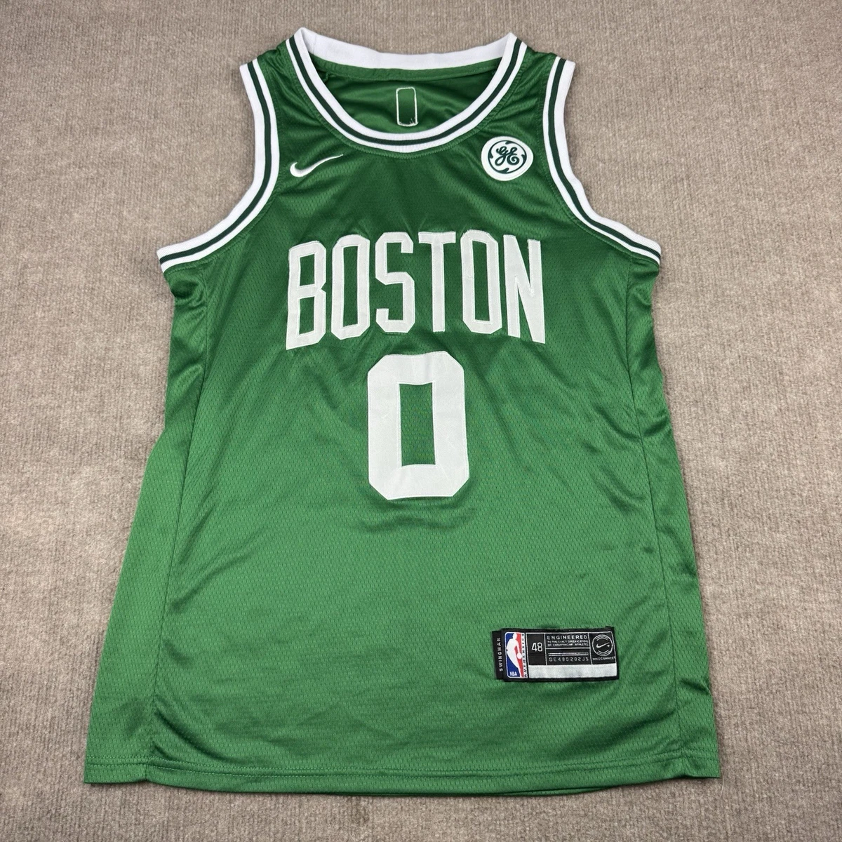 【未使用　タグ付き　大きいサイズ　XL】CELTICS NBA TATUM 0 Green Nike NBA Boston Celtics Swingman Tatum #0 Jersey - JD Sports