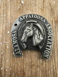 alamosa appaloosa Associate Bakersfield Semi-annual Meet Metal Key Chain Tag - Picture 1 of 9