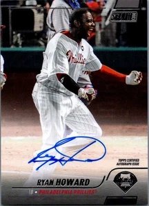 Autógrafos del Stadium Club 2022 #SCBARH Ryan Howard Philadelphia Phillies - Imagen 1 de 2