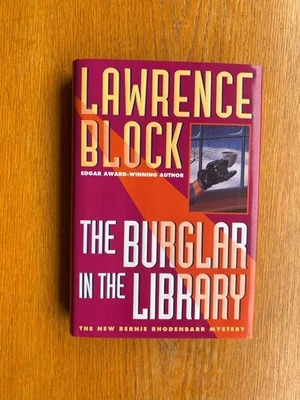 Lawrence Block Burglar in the Library 1st US ed HC SIGNED Near Fine / Near Fine - Image 1 of 4