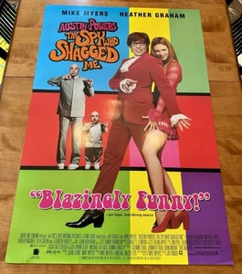 Original 1999 Austin Powers The Spy Who Shagged Me Movie Store Poster 27x40 - Picture 1 of 5