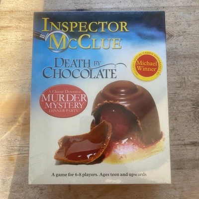 Inspector McClue Death By Chocolate Murder Mystery Dinner Party Game - Image 1 of 4