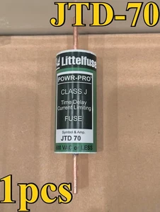 JTD-70 1 pieza Fusible Clase J JTD-70 JTD70 (70A) 600V Tiempo Retraso, Envío Rápido - Imagen 1 de 5