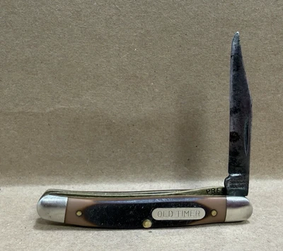 Cuchillo vintage SCHRADE OLD TIMER EE. UU. 18OT Mighty Mite Liner Lock Delrin 180T Foto 1 de 4