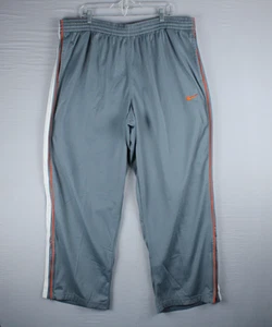 Felpa Nike Uomo Extra 3XL Grigio Body Arancione Bianco Righe Basket Casual - Foto 1 di 16