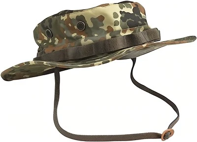 Mil-Tec Flecktarn Trilaminate Boonie Tactical Waterproof Breathable Vented Hat - Image 1 of 4