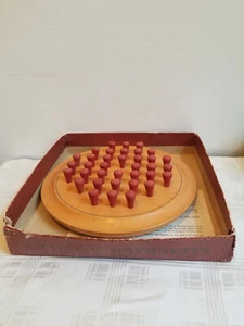 Solitario solitario vintage Steinbach ermitaño clavija de madera juego madera - Imagen 1 de 6