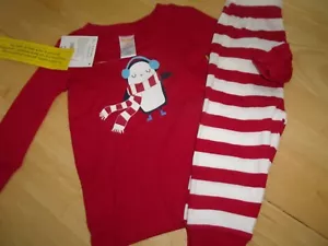 Pigiama pigiama nuovo con etichette gymboree gymmies vacanze natale pigiama 6 12 mesi pinguino - Foto 1 di 9