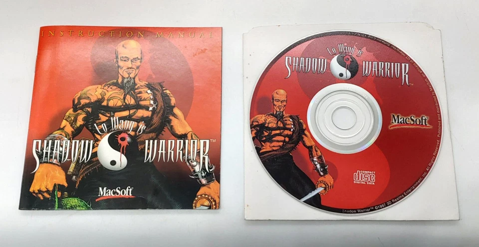 Lo Wang Is Shadow Warrior CD-ROM and Instruction Manual Booklet for Mac - Image 1 of 4