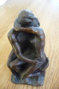 Der Kuss Reproduktion Bronze Skulptur nach Rodin - Bild 1 von 11