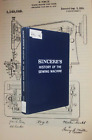 Sincere’s History of the Sewing Machine Photos Advertising Manufacturers 1970