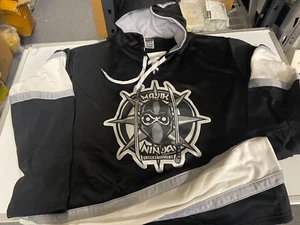 NEW TWIZTID MNE JERSEY STYLE HOODIE BLACK WHITE MAJIK NINJA 2XL - Picture 1 of 2