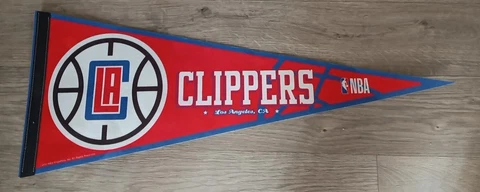Wincraft Los Angeles Clippers NBA Full Size Classic Carded Felt Pennant 12 x 30" Cover