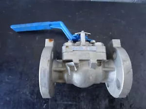 Kugelventil 1-1/2" 600 RF Flansch 316S/S CF8M, VELAN Edelstahl Cl600 SCHÖN - Bild 1 von 8