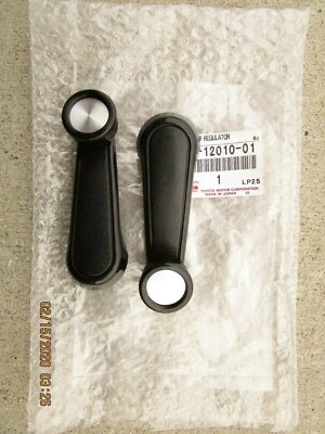 79 - 84 TOYOTA LAND CRUISER FJ40 FJ45 FRONT LH + RH DOOR WINDOW CRANK HANDLE NEW - Image 1 of 2