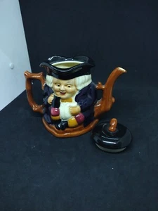 Vintage Crown Devon toby style face teapot- with lid - Picture 1 of 6