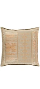 (2) SURYA JIZ001-2020 Jizera - 20 X 20" Pillow Cover" Boho Home Decor - Picture 1 of 3