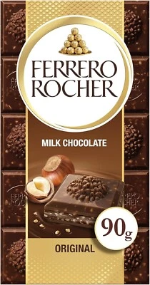 Ferrero Rocher Milk Chocolate-Original - Milk Chocolate - 90g uk fast dispatch - Image 1 of 3
