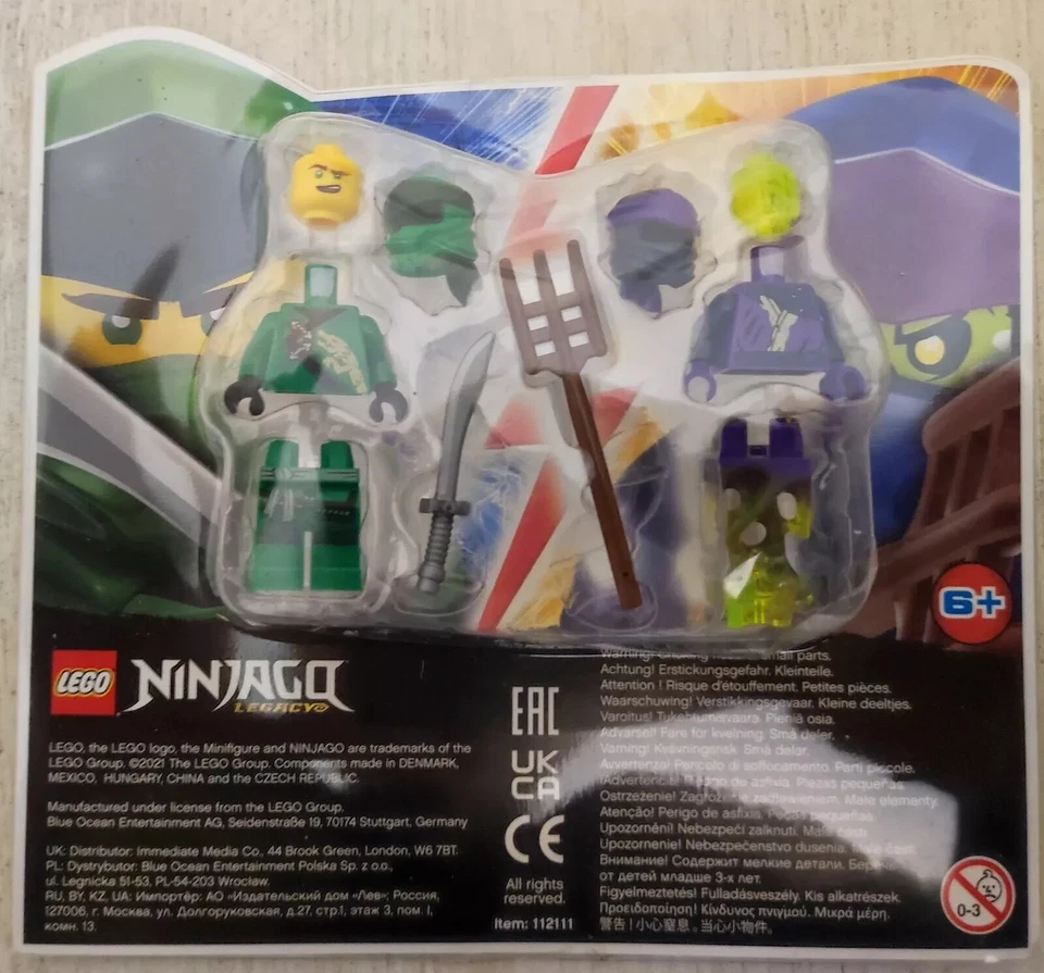 POLYBAG FIGURINE MINIFIGURE LEGO NINJAGO FOIL LEGACY 112111 LLOYD VS FANTOME